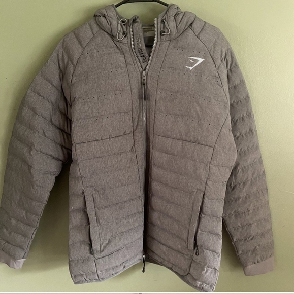 Gymshark Jackets & Coats Gymshark Dark Grey Puffer Jacket Poshmark